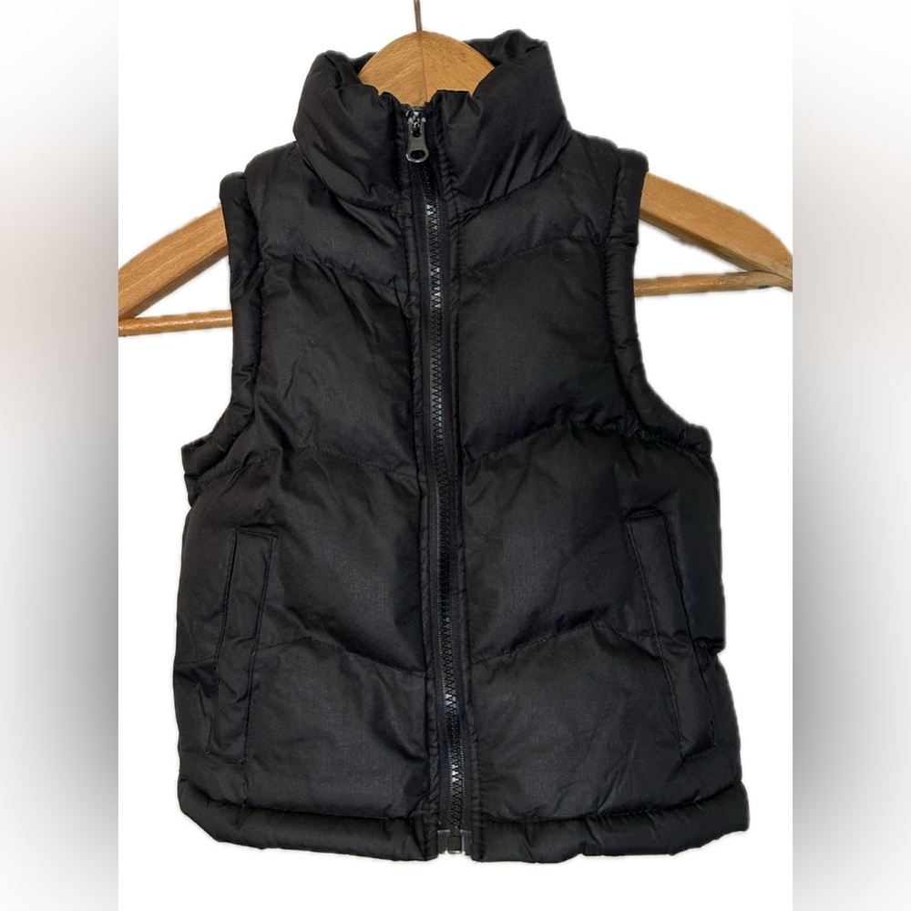 Beverly Hills Princess, girls Black Puffer Vest.